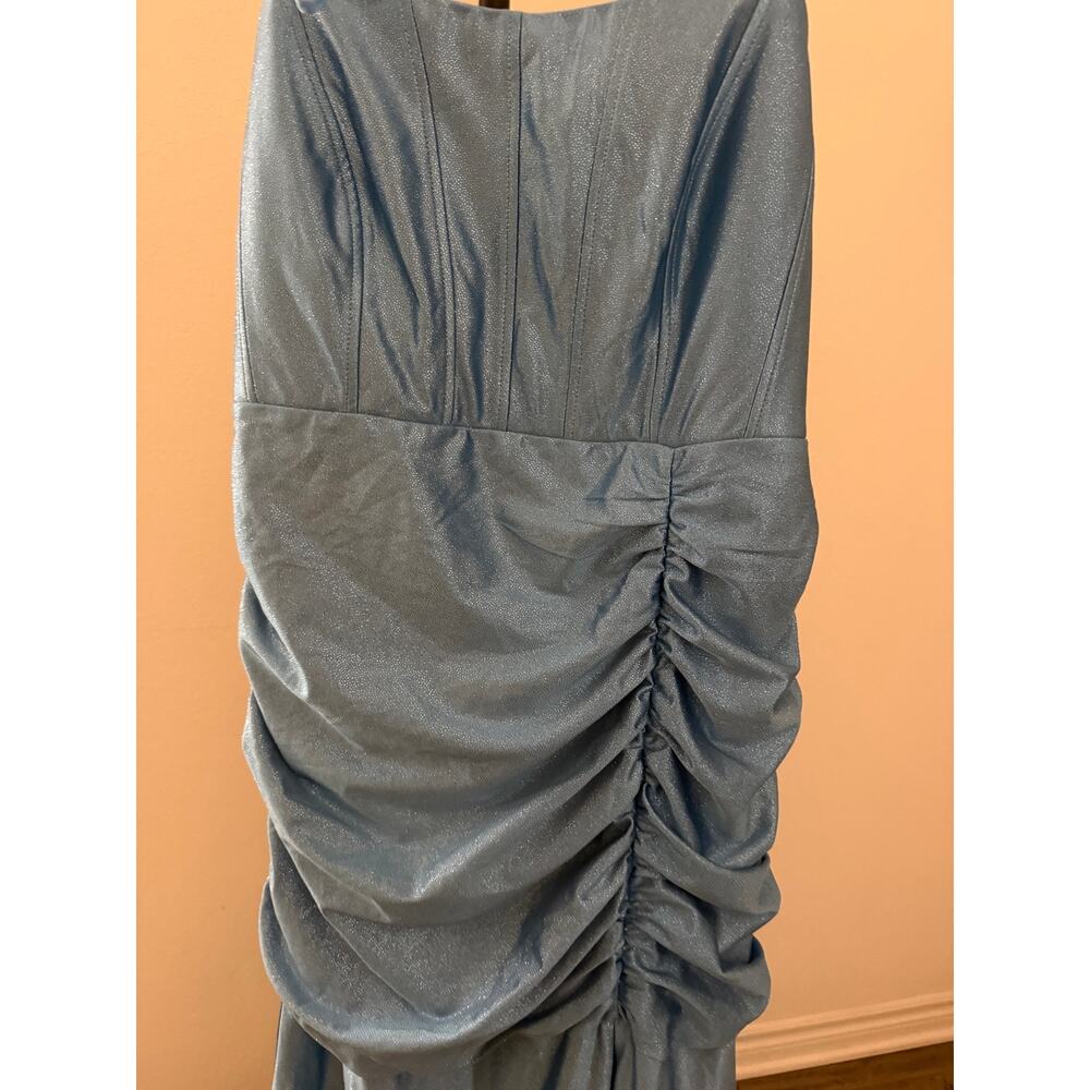 New plus size Emerald Sundea blue sparkly gown dress sz 16 - Picture 3 of 6